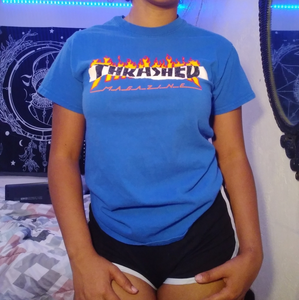 "thrasher" t shirt
